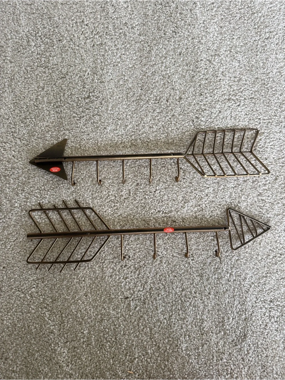 Decorative Bronze Arrow Wall Hooks - Bronze Arrow Coat Rack